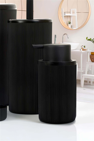 Siyah 5li Banyo Takımı banyo Dekorasyonu Için Beşli Set banyo Aksesuar Ve Düzenleyicileri
