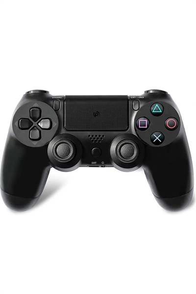 Siyah Bluetooth bağlantılı Playstation 4 uyumlu kablosuz gamepad - Elektronik - Konsol Aksesuarları