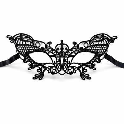 Siyah Dantel Venedik Maskesi Kadın – Zarif Parti & Balo Maskesi 2 No