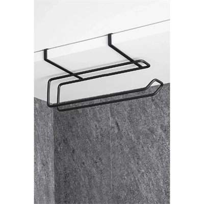 Siyah Dolap İçi Kağıt Havluluk Askı