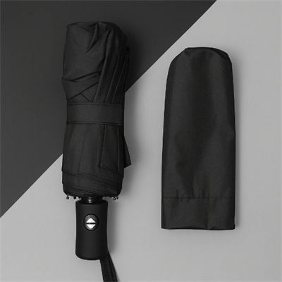 Siyah Kılıflı Otomatik Kompakt Şemsiye