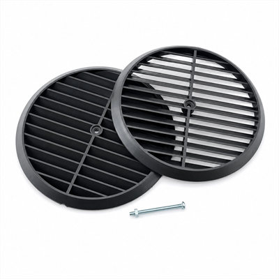 Siyah Menfez Plastik Bx40