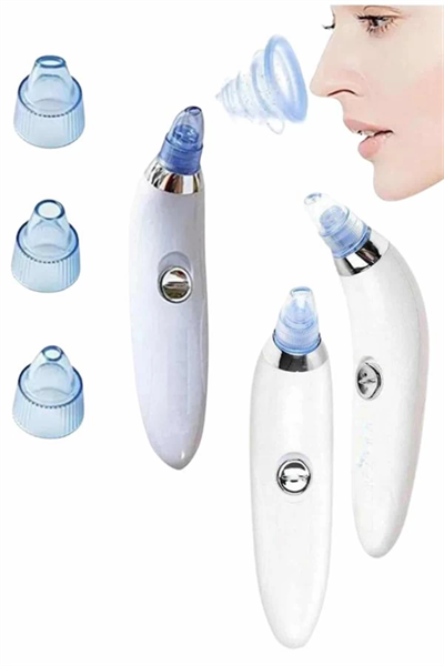 Siyah Nokta Temizleme Cihazı 4 Başlıklı Vakumlu Pilli Ölü Deri Arındırma