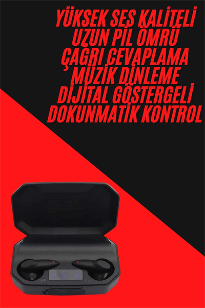 Siyah Profesyonel Kulaklık HD Mikrofonlu Çağrı Cevaplayabilen