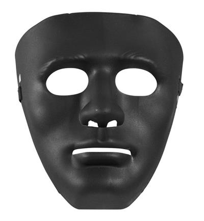 Siyah Renk Hip Hop Anonim Jabbawockeez Dans Maskesi 18x19 cm (3936)
