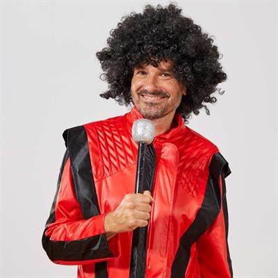 Siyah Renk Kıvırcık Afro Bonus Peruk (3936)