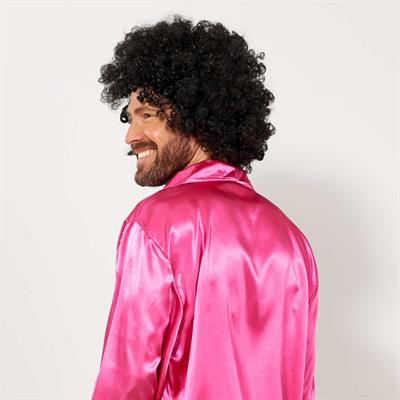 Siyah Renk Kıvırcık Afro Bonus Peruk (3936)