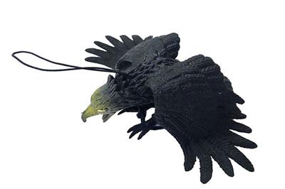Siyah Renk Yumuşak Plastik Şaka Kartal Yarasa Anahtarlık Şaka Malzemesi (3936)