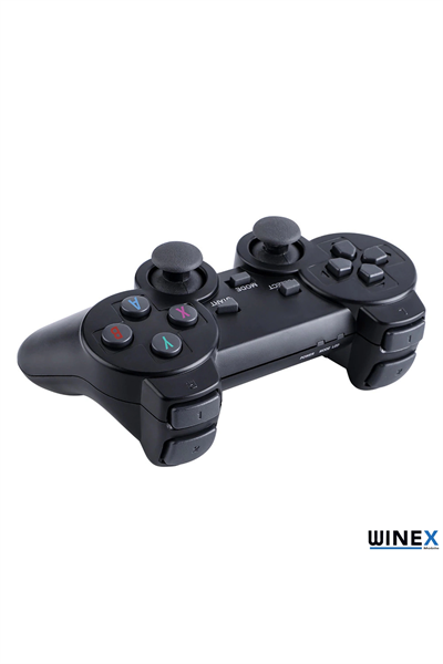 Siyah Retro Oyun Konsolu - 4K HD Çözünürlük ve 20000 Oyun İçeren Kablosuz Game Stick
