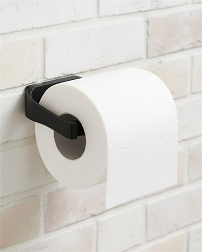 Siyah Tuvalet Kağıdı Tutucu Mat Kaplama Banyo Peçetelik