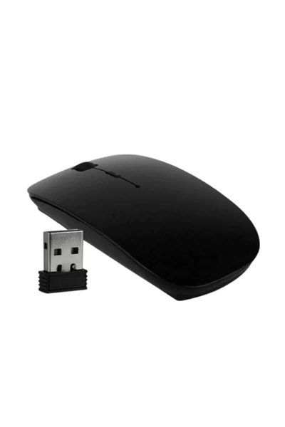 Siyah Wireless Kablosuz Sessiz Mouse Bluetooth Bağlantılı