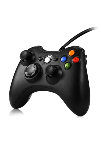 Siyah kablolu joystick PC uyumlu analog kol 1 yıl garantili Bluetooth yok - Elektronik