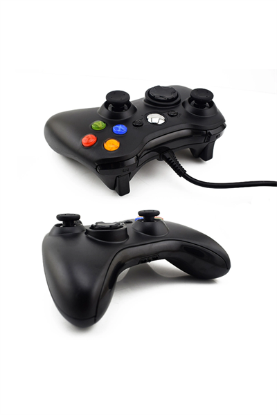 Siyah kablolu joystick PC uyumlu analog kol 1 yıl garantili Bluetooth yok - Elektronik