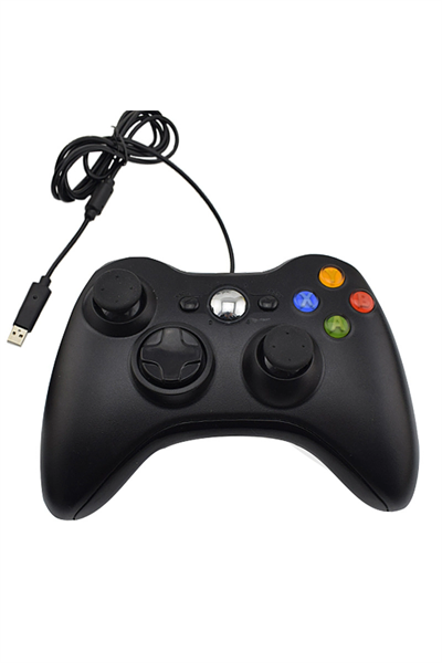 Siyah kablolu joystick PC uyumlu analog kol 1 yıl garantili Bluetooth yok - Elektronik