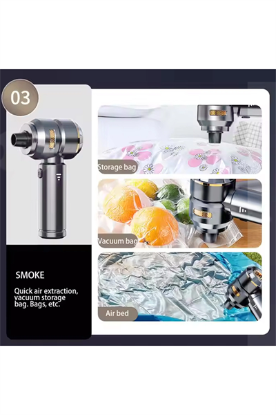 Siyah kablosuz araç içi süpürge 0-250 watt 81-90 dBA 2 yıl garantili şarjlı model