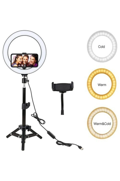 Siyah tripod tip sabitleyici fotoğraf ve kamera aksesuarı canlı yayın için uygun