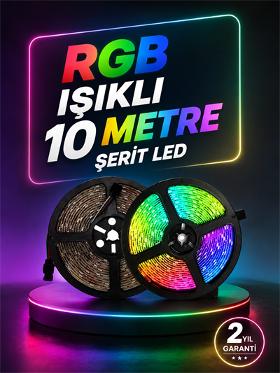 Smart Şerit LED Kumandalı USB Enerjili Suya Dayanıklı Dekoratif Aydınlatma
