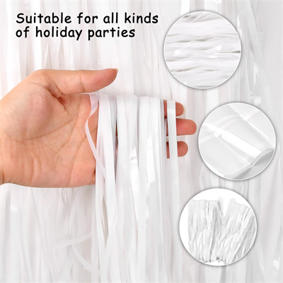 Soft Beyaz Renk Duvar Ve Kapı Perdesi İthal 100x200 Cm