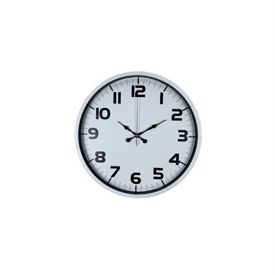 Soft White 36 Cm Sade Duvar Saati