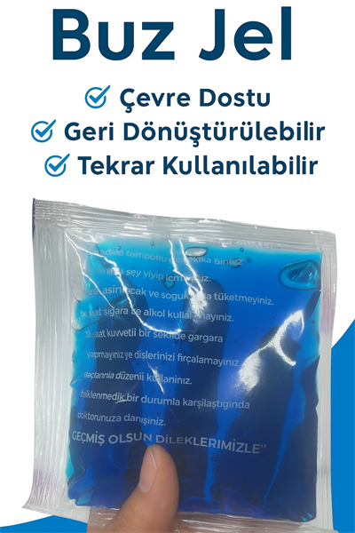 Soğuk Sıcak Kullanıma Uygun 4 Adet Jel Kompres – Termojel Paket