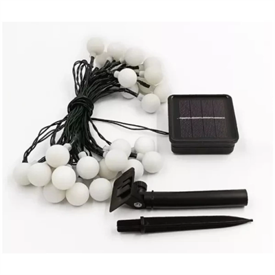 Solar 5m 28 Led Top RGB Siyah Kablolu