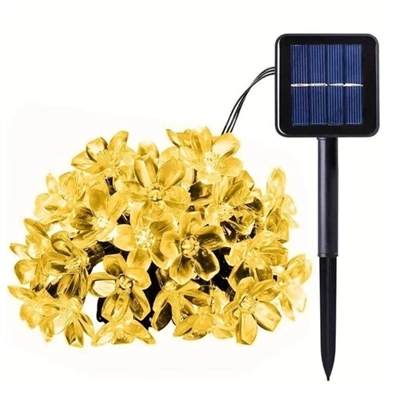 Solar 5m 50 Led Papatya Gün Işığı 8 Fonksiyonlu