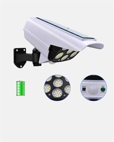 Solar Bahçe Aydınlatması Su Geçirmez IP66 PIR Sensörlü Uzun Çalışma Süreli