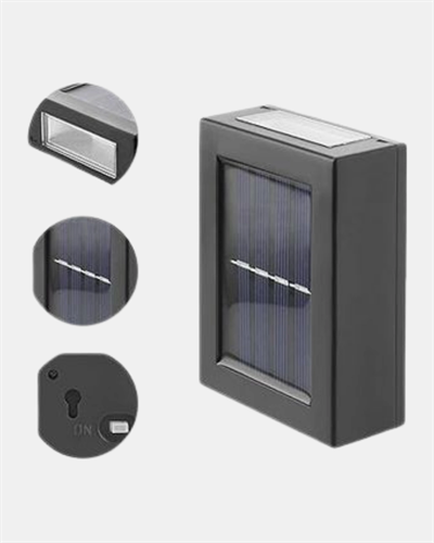 Solar Dış Mekan Aplik Su Geçirmez Dayanıklı LED Aydınlatmalı