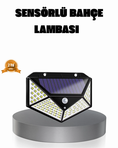 Solar Güçlü 100 LED Bahçe Lambası – Enerji Tasarruflu, Suya Dayanıklı ve Geniş Açılı Işık