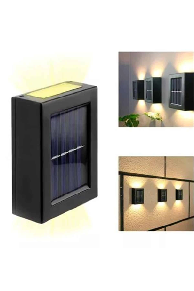 Solar Güneş Enerjili Çift Taraflı Duvar Lambası Çift Taraflı Duvar Lamba Güneş Enerjili Yeni Nesil