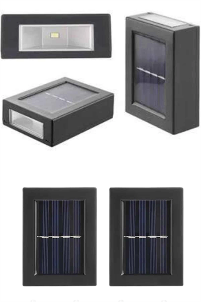 Solar Güneş Enerjili Çift Taraflı Duvar Lambası Çift Taraflı Duvar Lamba Güneş Enerjili Yeni Nesil