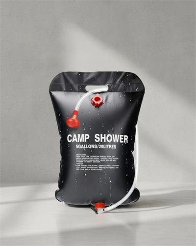 Solar Kamp Duşu 20 Litre Taşınabilir Şeffaf Su Seviyeli Dış Mekan Duş Sistemi