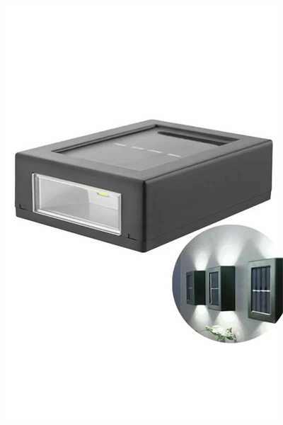 Solar Lamba Dekoratif Aplik Su Geçirmez Led Işıklı Duvar Lambası