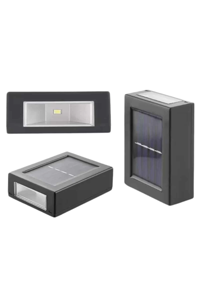 Solar Lamba Dekoratif Aplik Su Geçirmez Led Işıklı Duvar Lambası