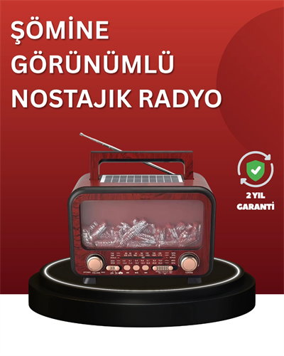 Solar Panelli Alev Işıklı Bluetooth Hoparlör – Çoklu Giriş, Uzun Pil Ömrü