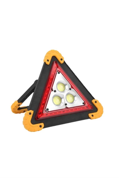 Solar Şarjlı Çok Fonksiyonlu Reflektör Işıklı Ikaz Lambası Acil Durum Reflektörü Acil Durum Uyarı Lambası