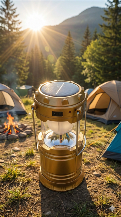 Solar Şarjlı Güneş Enerjili Fan Kamp Feneri Güneş Paneli Kamp Şarjlı Işıldak Usb Şarj