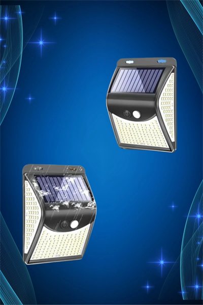Solar Sensörlü Duvar Lambası Bahçe Lamba 20 Led Işık