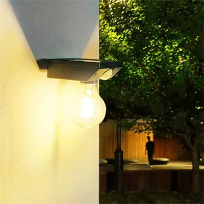 Solar Sensörlü LED Ampul Lamba - Güneş Enerjili - Dış Mekan Aydınlatma