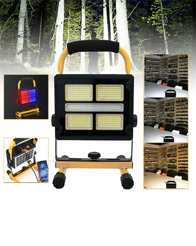 Solar ve USB Şarjlı Güçlü LED Çalışma Lambası Ayarlanabilir Açılı Kamp Feneri