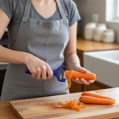 Solingen Çelik Küçük Boy Meyve Sebze Soyacak – Keskin Paslanmaz Soyucu Aparat (3936)