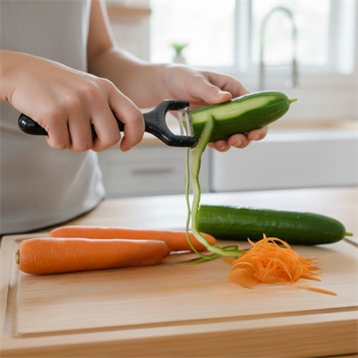 Solingen Çelik Küçük Boy Meyve Sebze Soyacak – Keskin Paslanmaz Soyucu Aparat