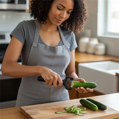 Solingen Çelik Küçük Boy Meyve Sebze Soyacak – Keskin Paslanmaz Soyucu Aparat