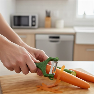 Solingen Çelik Küçük Boy Meyve Sebze Soyacak – Keskin Paslanmaz Soyucu Aparat