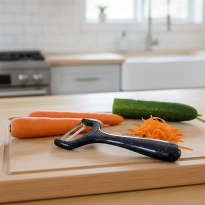 Solingen Çelik Küçük Boy Meyve Sebze Soyacak – Keskin Paslanmaz Soyucu Aparat (3936)