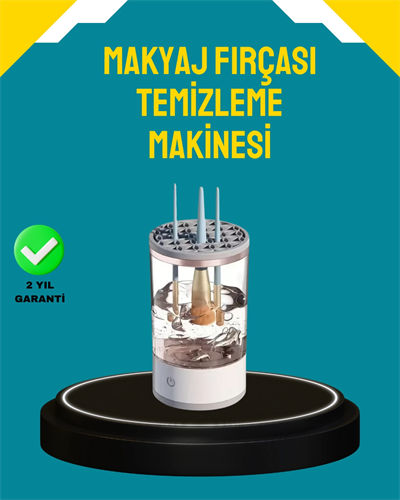 Sonik Teknoloji ile Derinlemesine Makyaj Fırçası Temizleyici