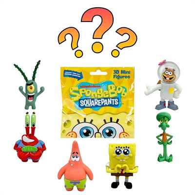 SpongeBob Square Pants Sürpriz 3D Figür Paketi