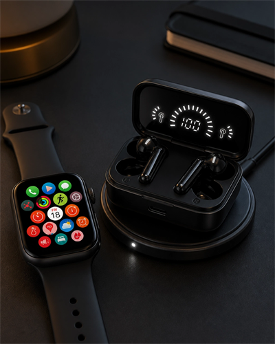 Spor ve Günlük Kullanıma Uygun Akıllı Saat ve Bluetooth Kulaklık Seti Yüksek Performans