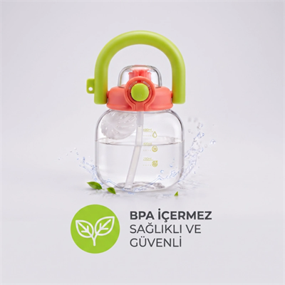 Sporcu Matarası - 600 ml - BPA İçermez - Sızdırmaz Kapaklı