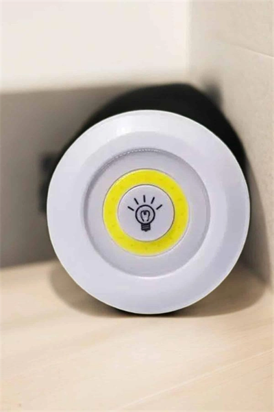 Spot Lamba Led Işık 3lü Uzaktan Kumandalı Pilli Yapışkanlı Kablosuz Yeni Nesil